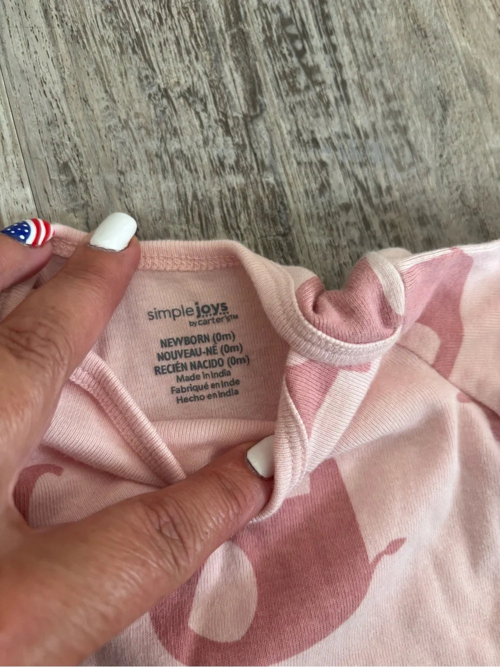 Carter's Bright Pink Newborn Bodysuit